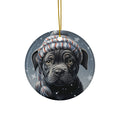 Dog Ceramic Disc Ornament           Item #6122223