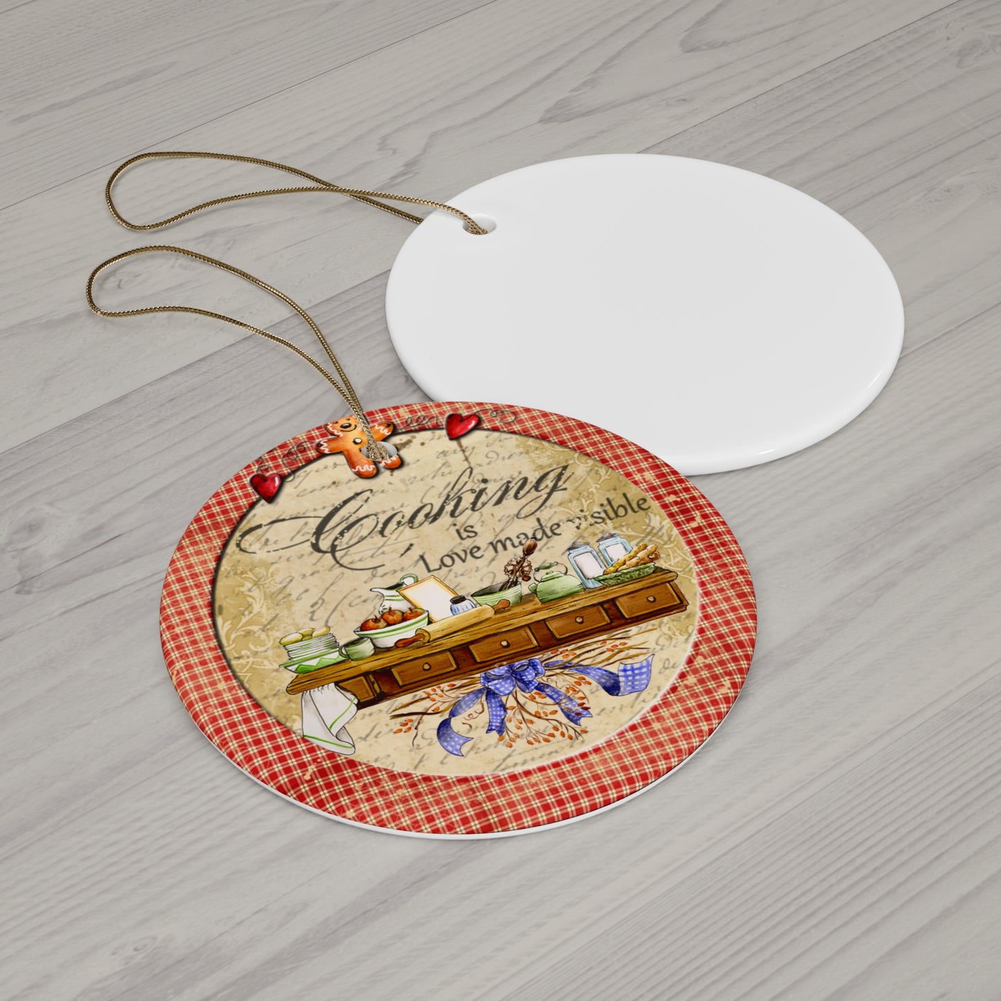 Ceramic Ornament - Gingerbread Kitchen    Item #8724898