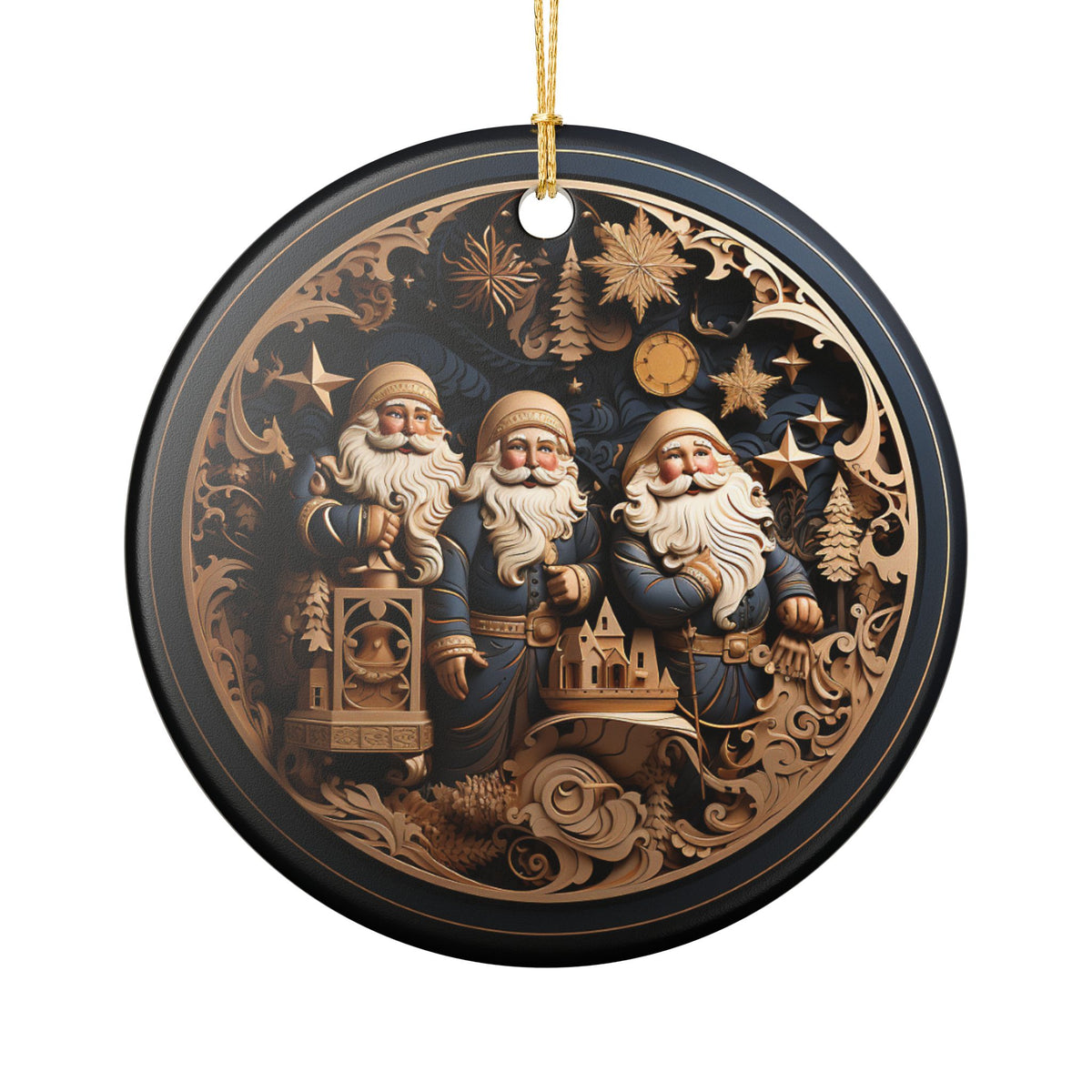 Vintage Santa Claus Christmas Ornament     Item #868501