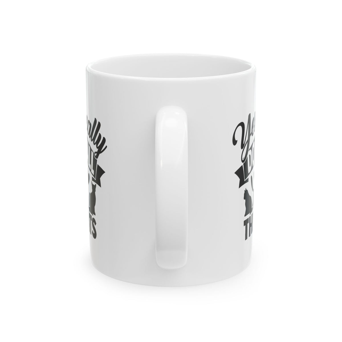 Cat Lover Ceramic Mug – "Yes I Really Do Need All These Cats" Coffee Cup 11oz   Item #109409