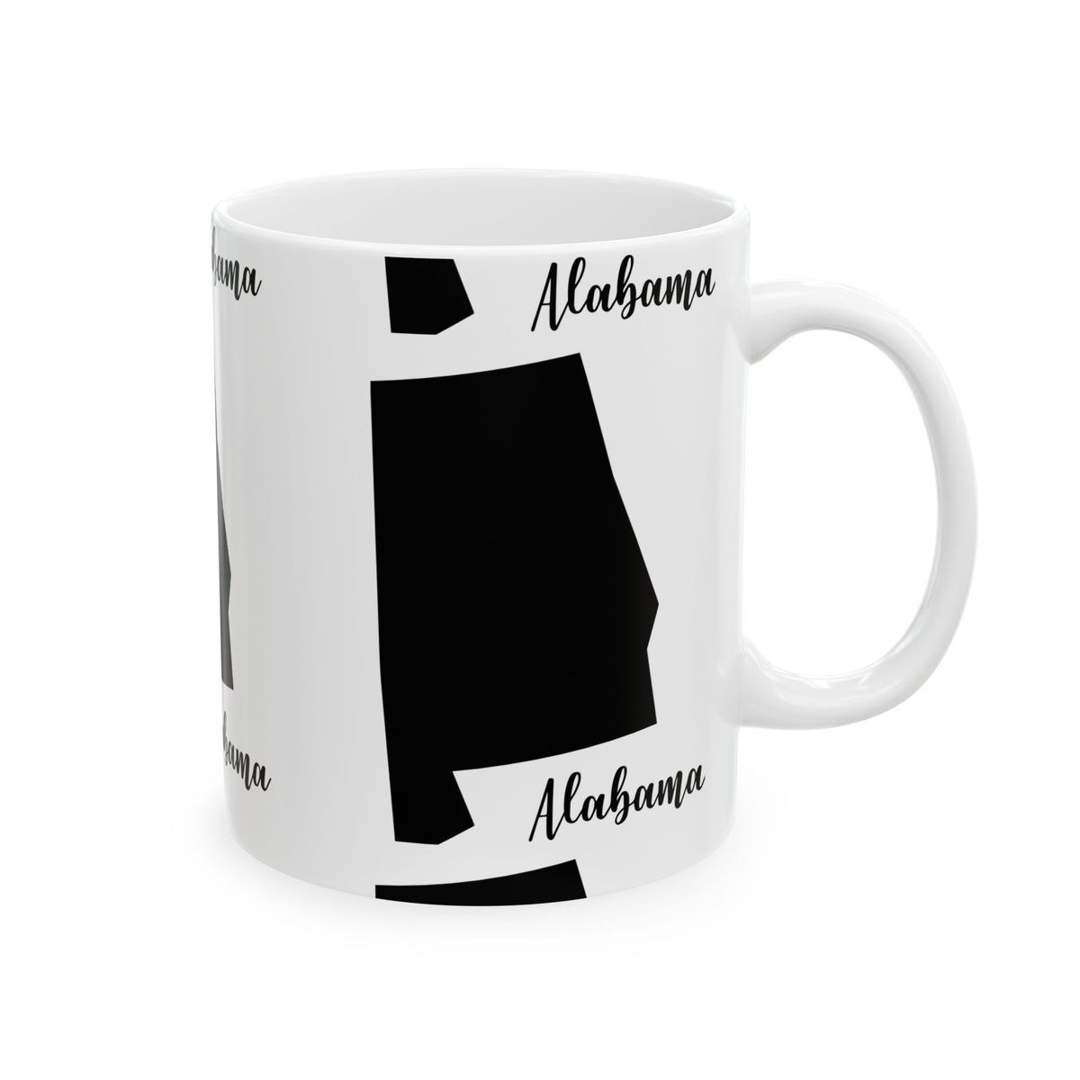 Alabama State Silhouette Ceramic Mug – 11oz    Item #255974