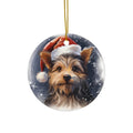Dog Ceramic Disc Ornament          Item #1871038