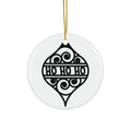 Ho Ho Ho Ceramic Disc Ornament   Item #1927595