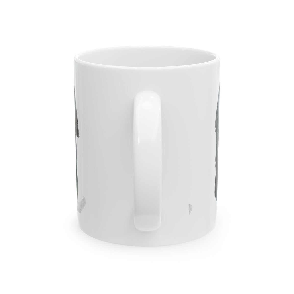 Border Collie Back View Ceramic Mug – Cute Dog Lover Coffee Cup 11oz    Item #71003