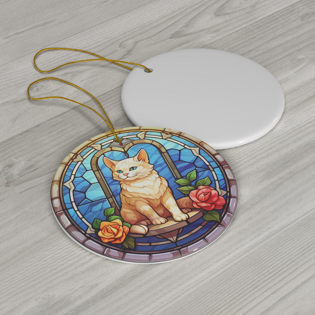 Cat Ceramic Ornament          Item #8450863 - Buckshot's Bargain Barn