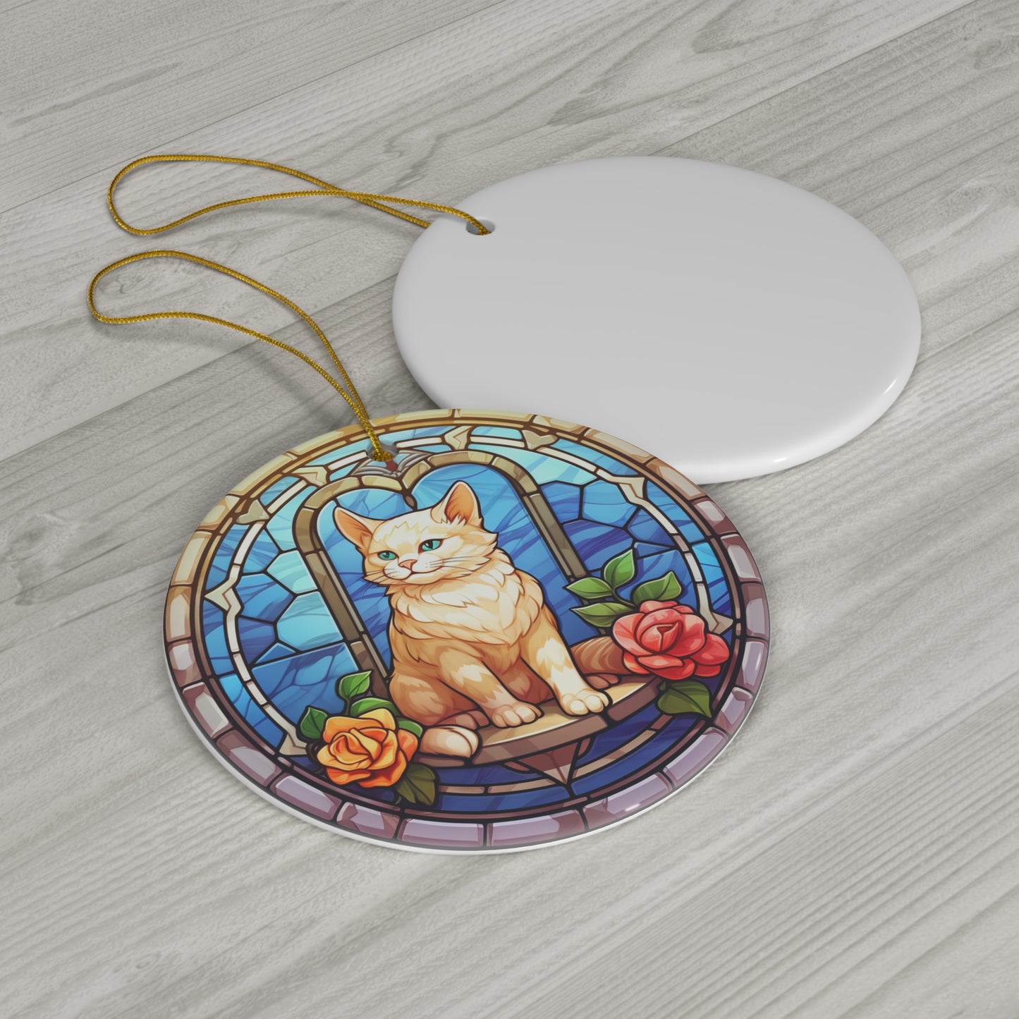 Cat Ceramic Ornament          Item #8450863