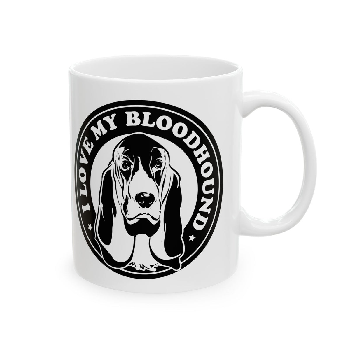I Love My Bloodhound Ceramic Mug — 11oz Dog Lover Gift   11oz   Item #919565