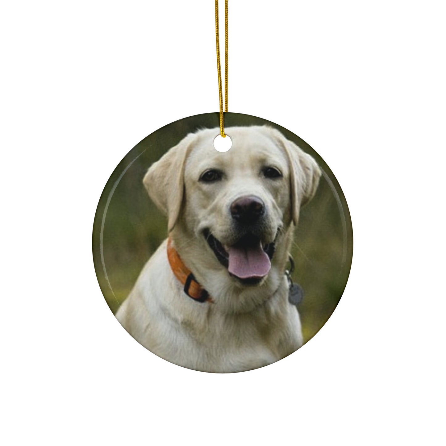 Labrador Retriever Ceramic Disc Ornament         Item #4191696