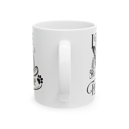 I Love My Frenchie Ceramic Mug — Cute French Bulldog Coffee Cup 11oz    Item #493369
