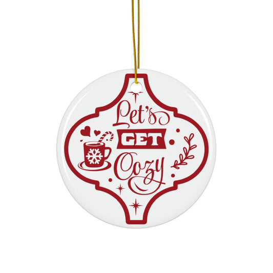 Lets Get Crazy Ceramic Disc Ornament         Item #9565769