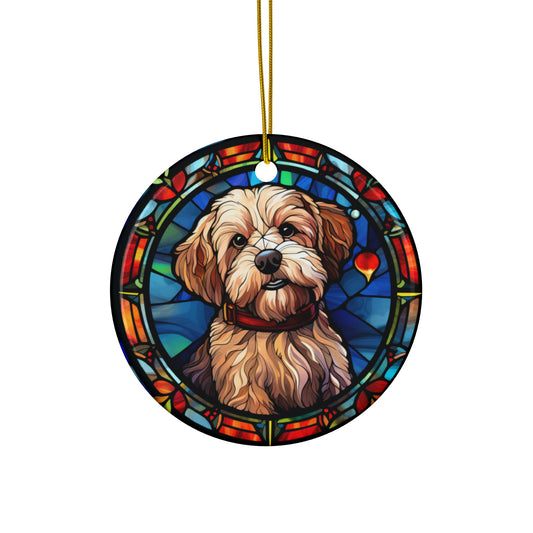 Ceramic Ornament - Christmas Dog     Item #4896443