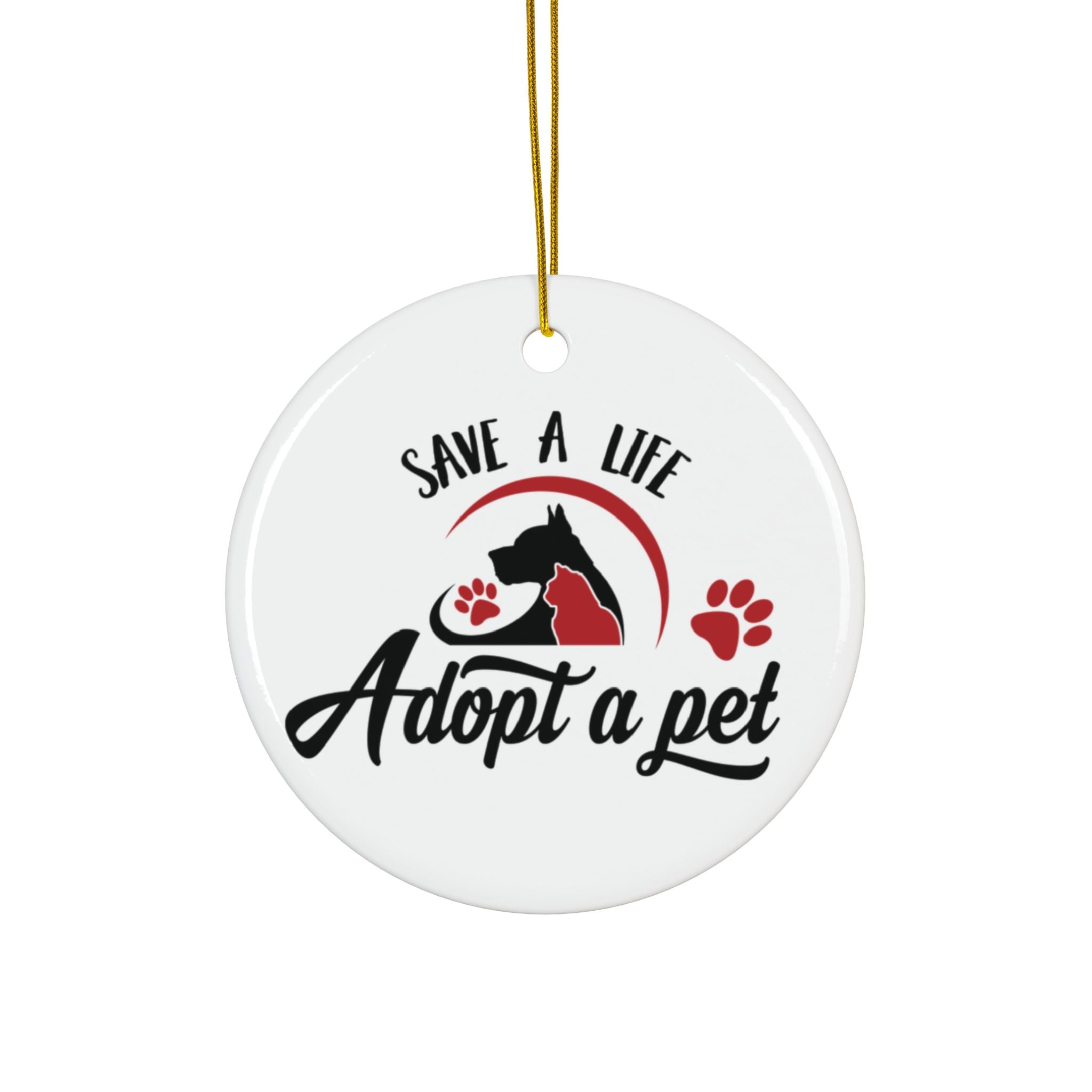 Adopt A Pet Ceramic Ornament      Item #6563565