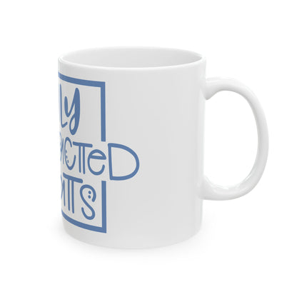 Easily Distracted by Cats Ceramic Mug — Cute Cat Lover Coffee Cup 11oz   Item #570651