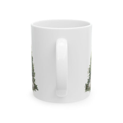 Christmas Tree With Dogs Ceramic Mug 11oz  Item #738562