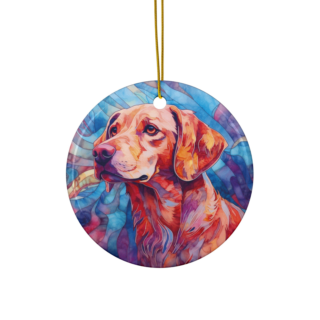 Dog Ceramic Disc Ornament         Item #3552139