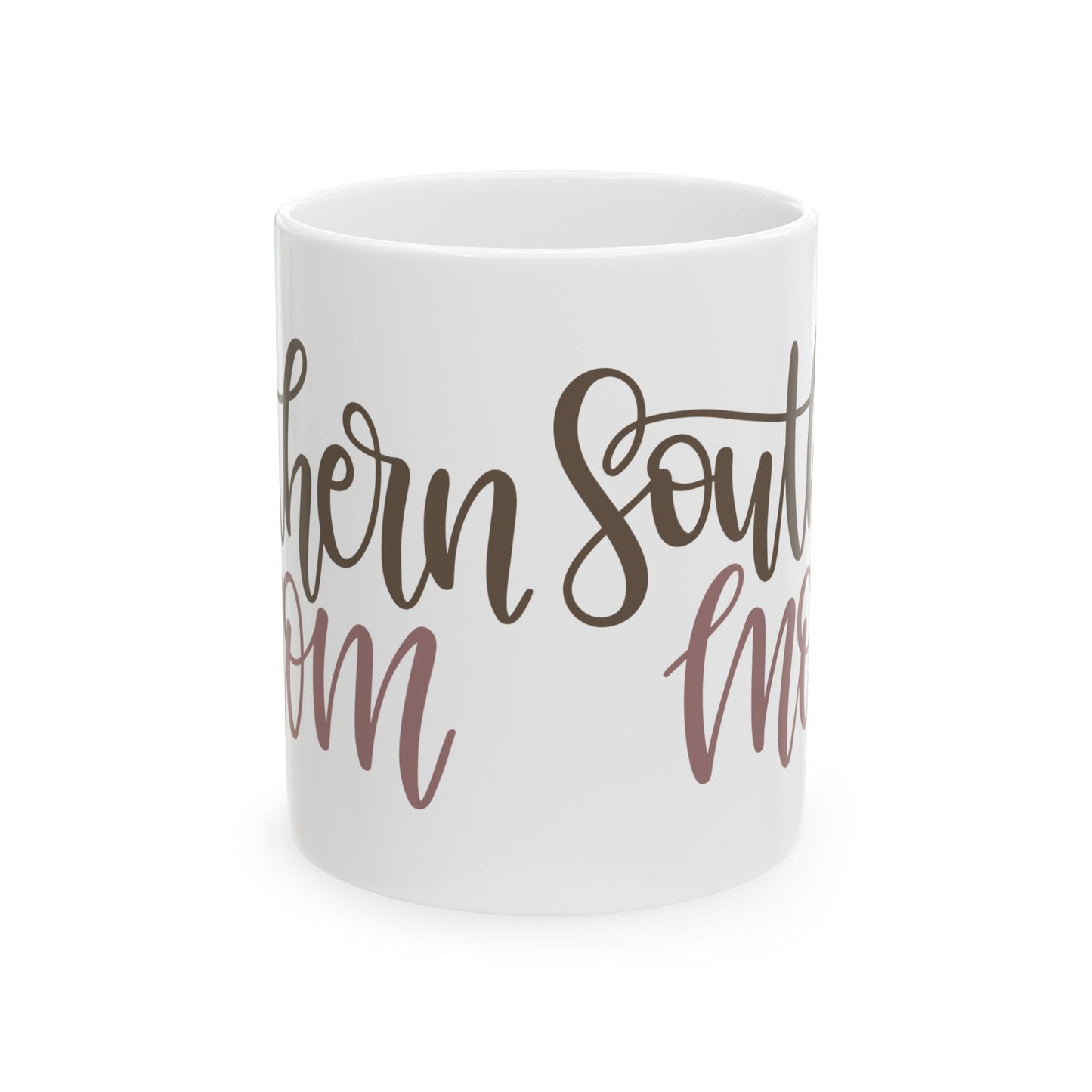 Southern Soul Mom Ceramic Mug – Script Calligraphy Coffee Cup 11oz    Item #736571