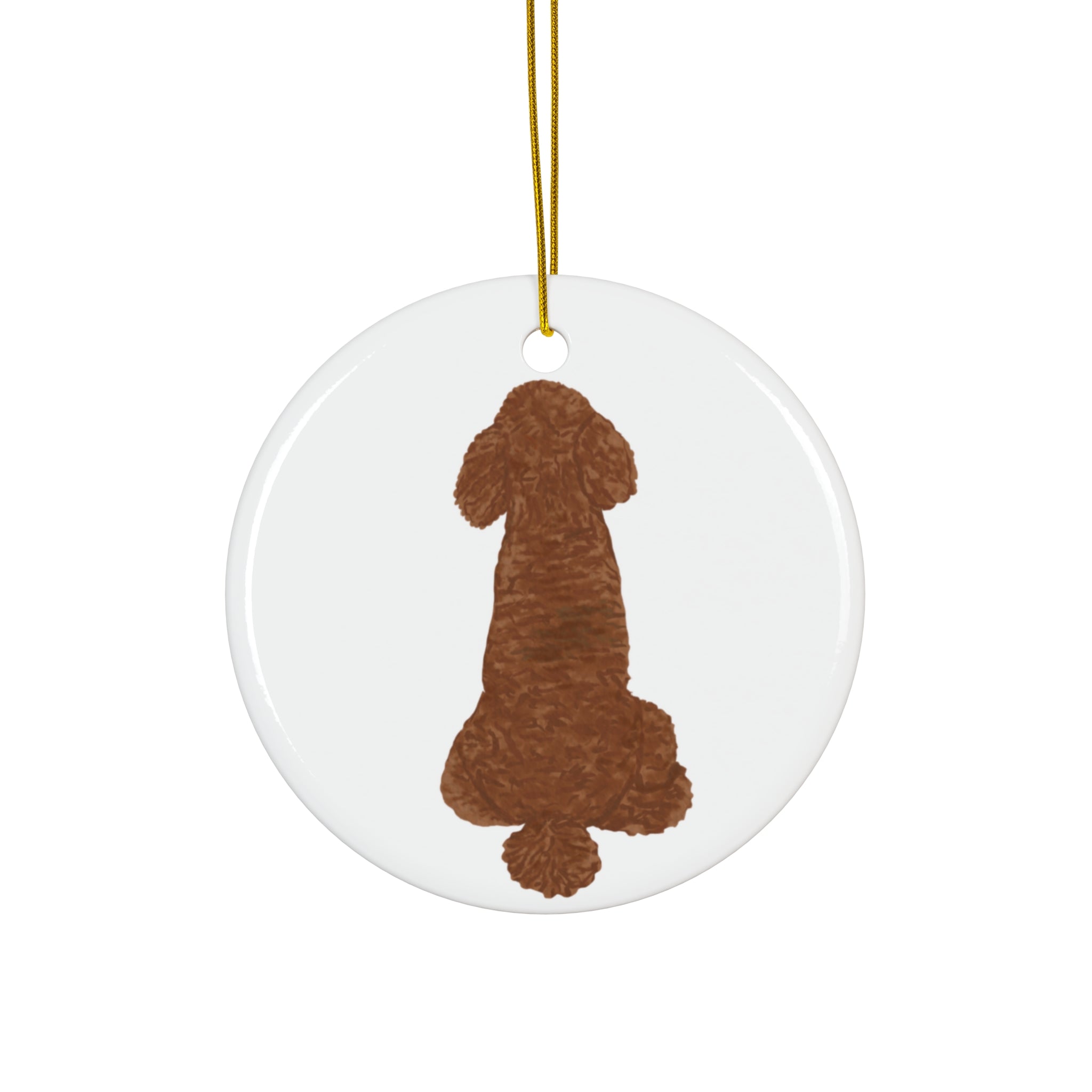 Dog Ceramic Disc Ornament          Item #8669156