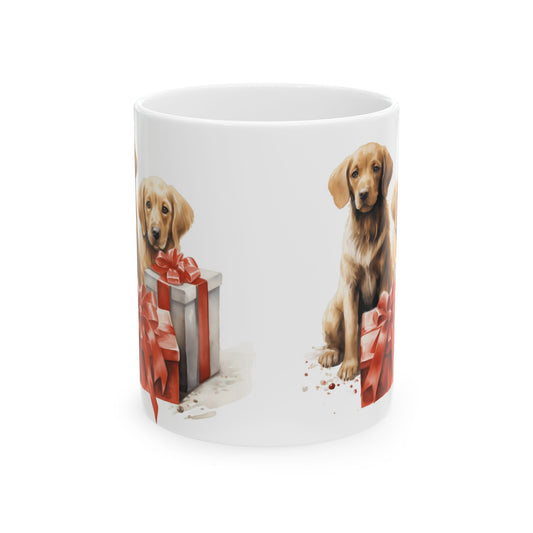 Festive Dogs Christmas Mug with Presents 11oz  Item #751011