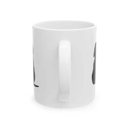 Dachshund Back View Ceramic Mug – Cute Wiener Dog Coffee Cup 11oz    Item #166768