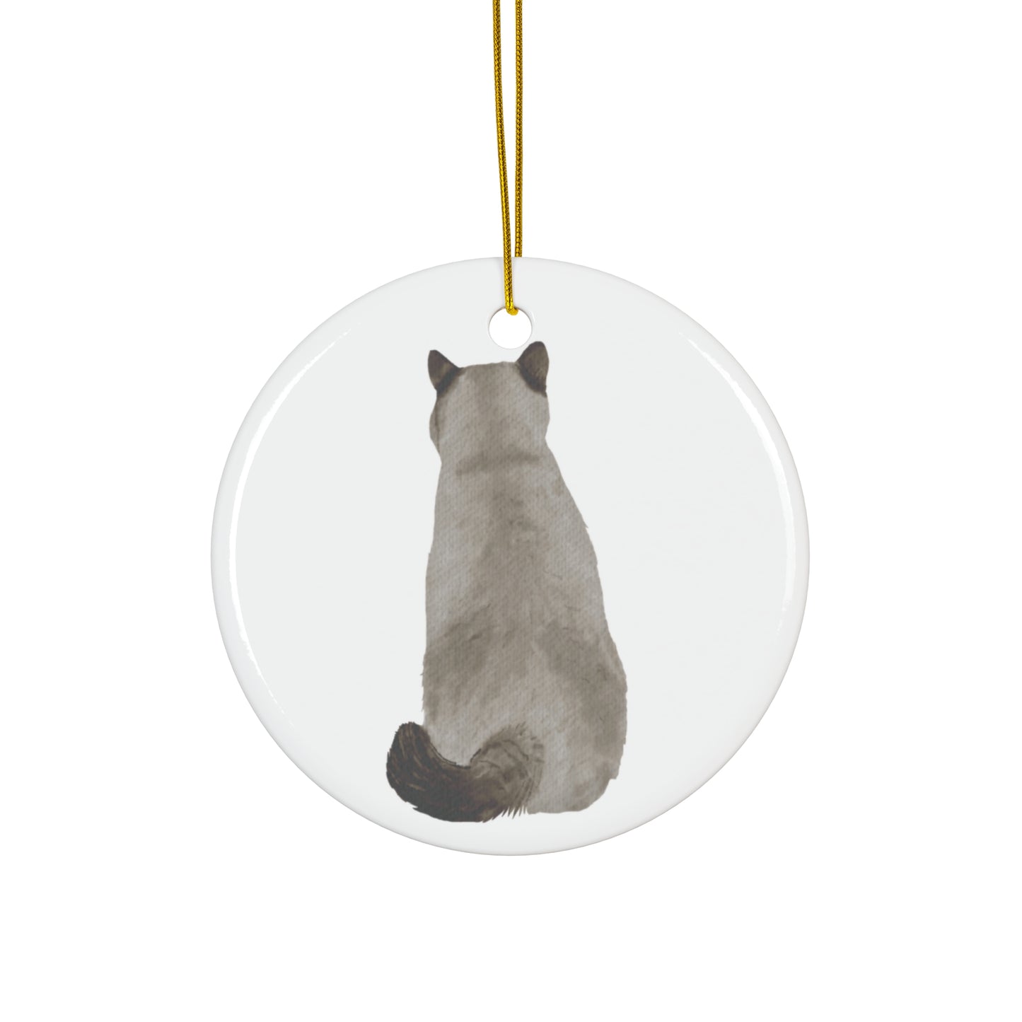 Cat Ceramic Disc Ornament         Item #8416061