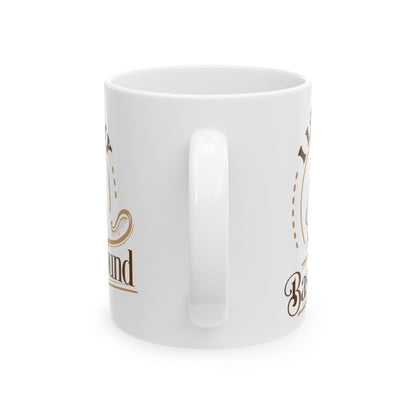 I Love My Basset Hound Dog Ceramic Mug — Cute Coffee Cup 11oz    Item #244048