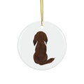 Dog Ceramic Disc Ornament         Item #1004424