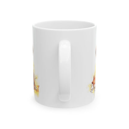Festive Puppy In Lights Christmas Ceramic Mug 11oz  Item #520598
