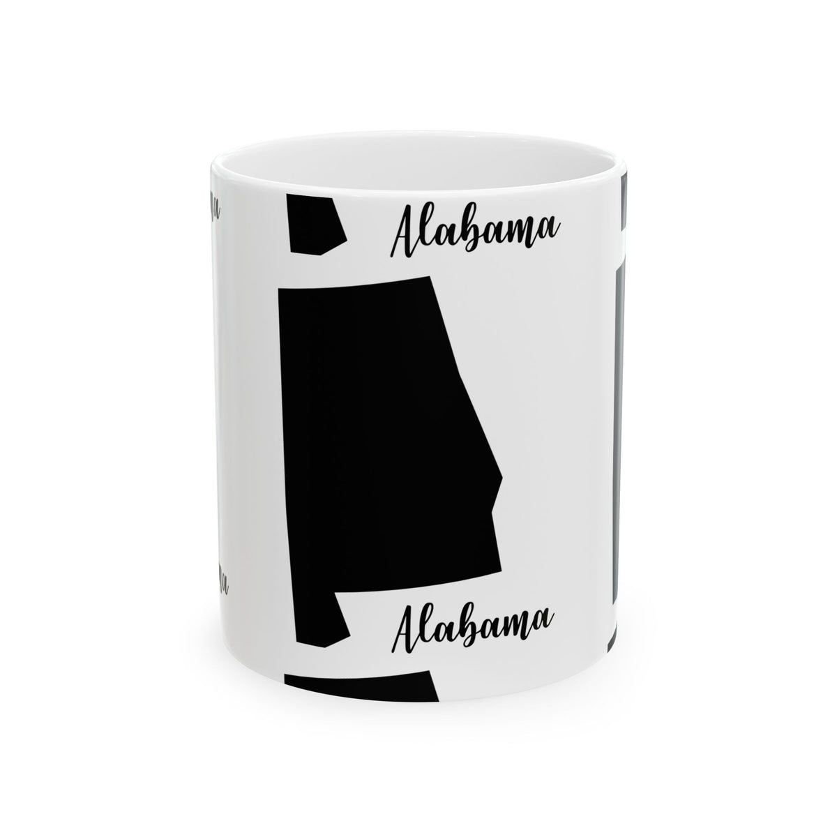 Alabama State Silhouette Ceramic Mug – 11oz    Item #255974