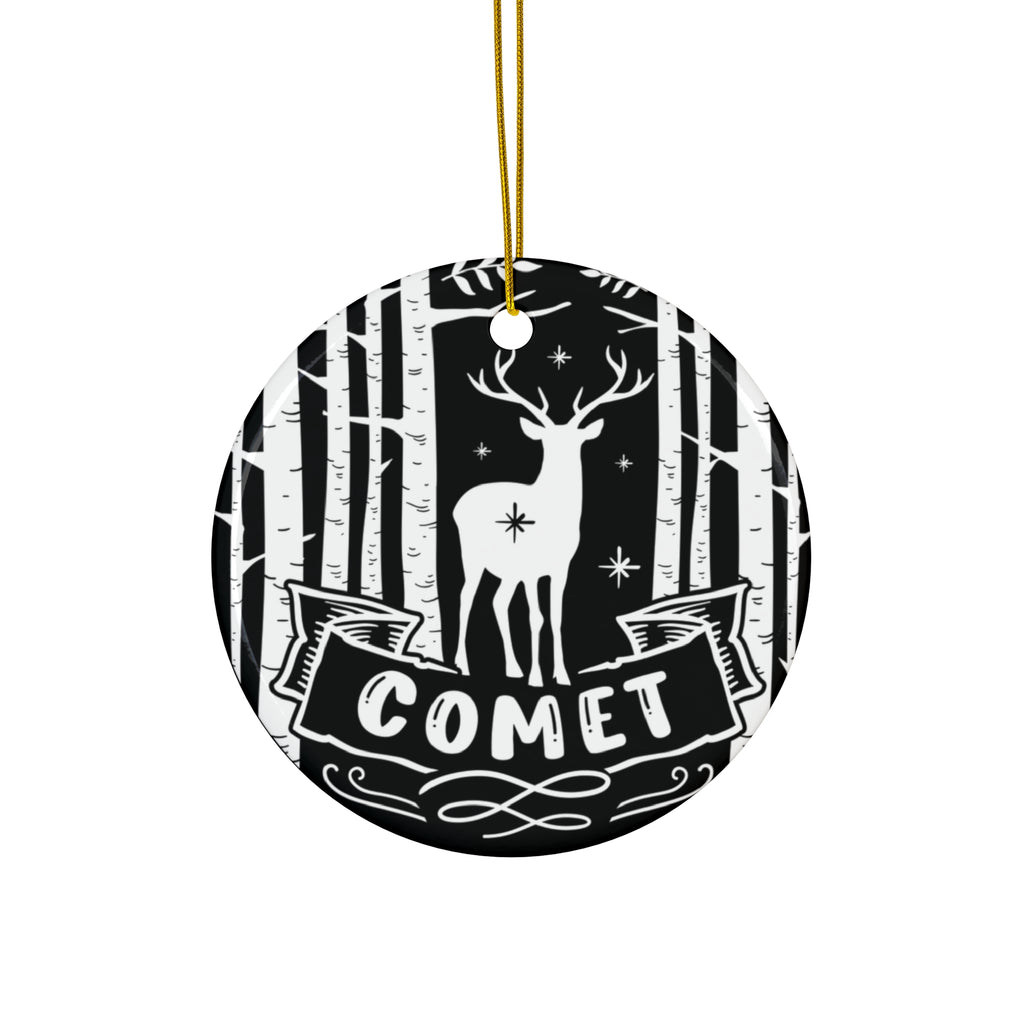 Comet Ceramic Disc Ornament        Item #3882835