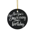 New Year's Day Ceramic Disc Ornament           Item #4674932