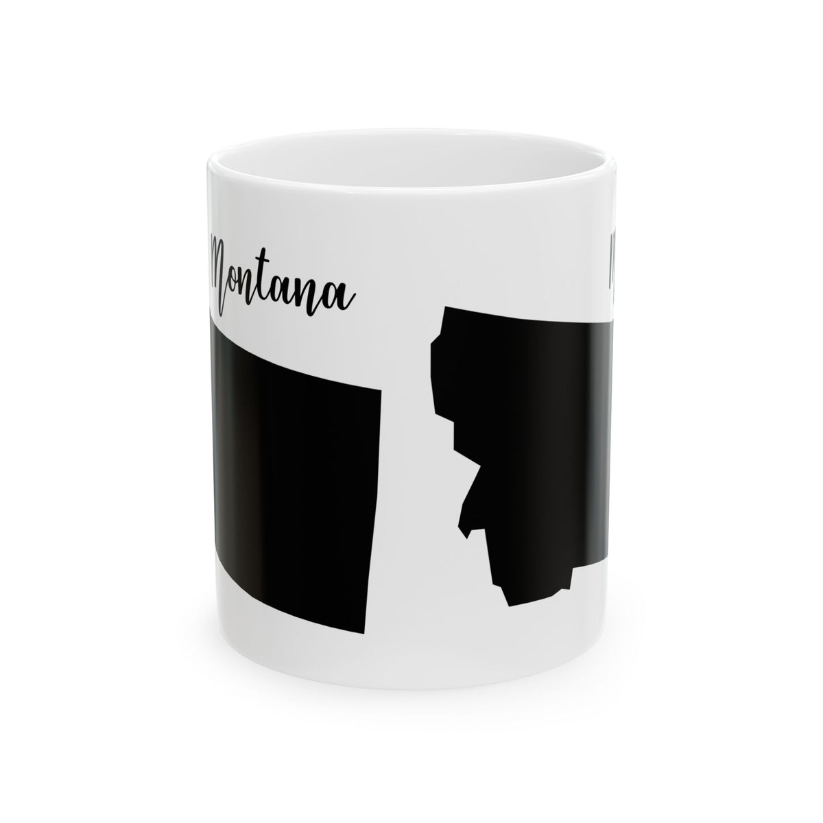 Montana State Silhouette Ceramic Mug – 11oz    Item #369116