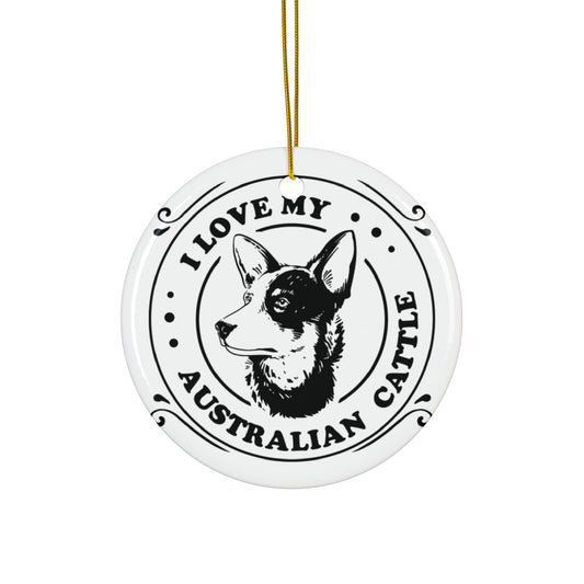 Ceramic Ornament - Australian Cattle Dog     Item #4760581