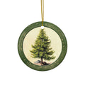 Christmas Tree Ceramic Disc Ornament            Item #5935331