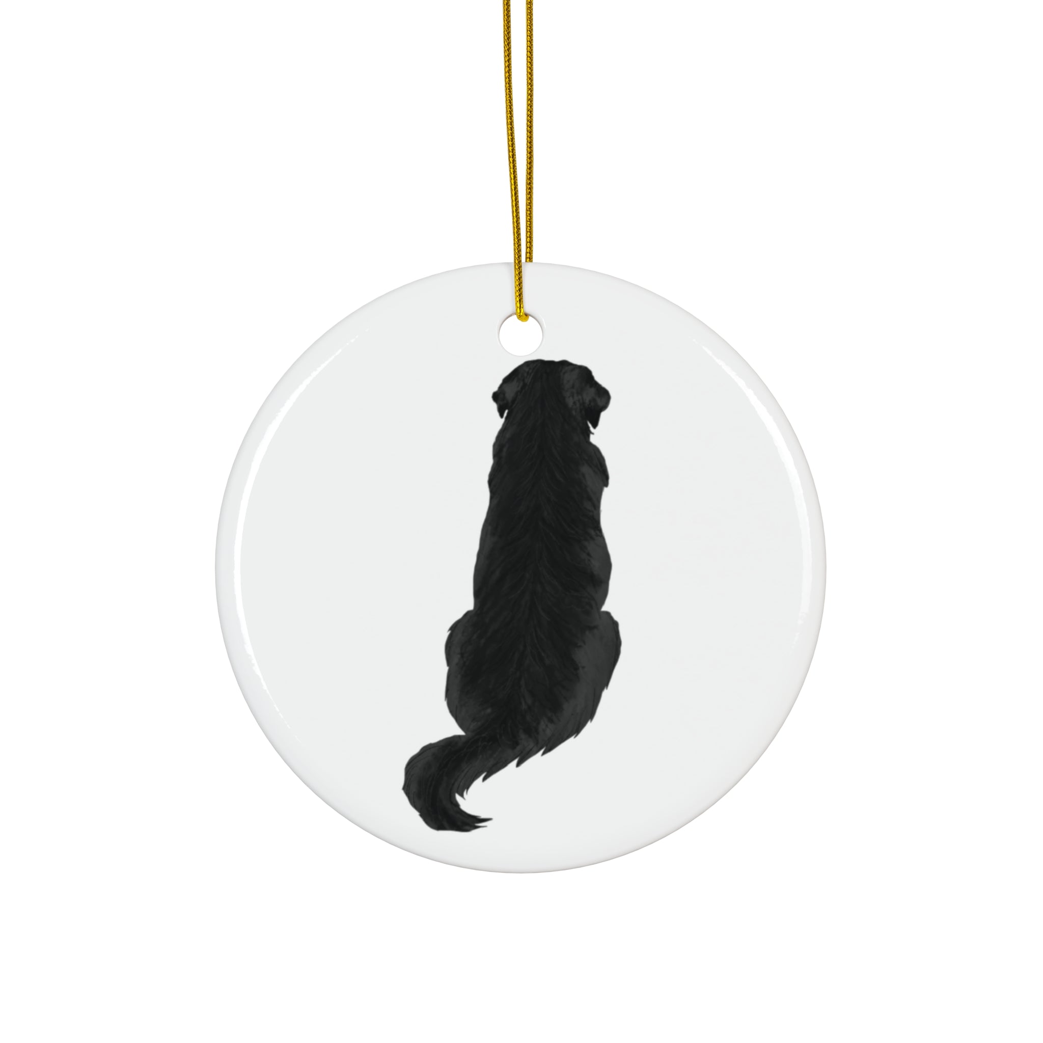 Dog Ceramic Disc Ornament        Item #2026065