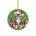 Ceramic Ornament - Christmas Cat      Item #2856696