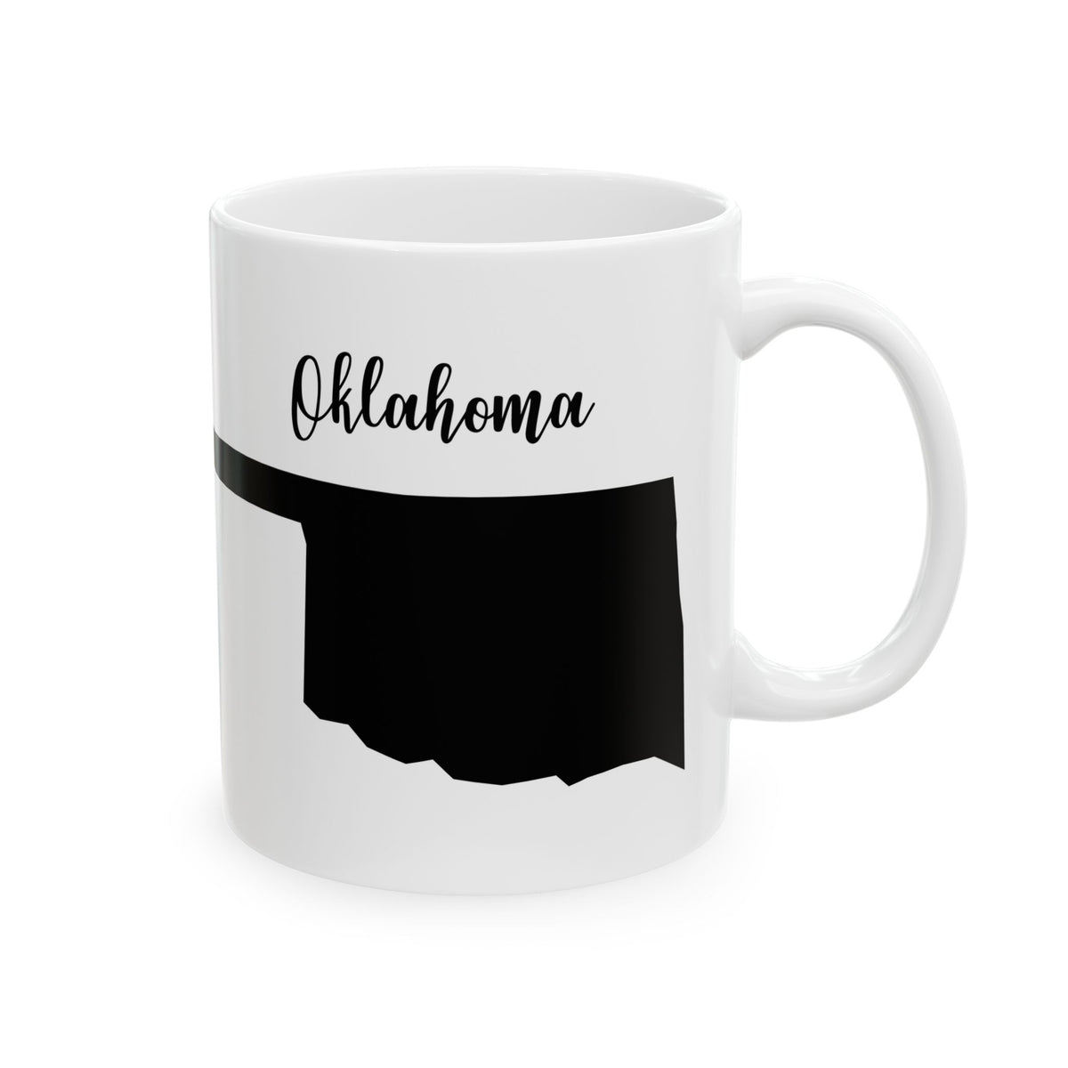 Oklahoma State Silhouette Ceramic Mug – 11oz    Item #753224