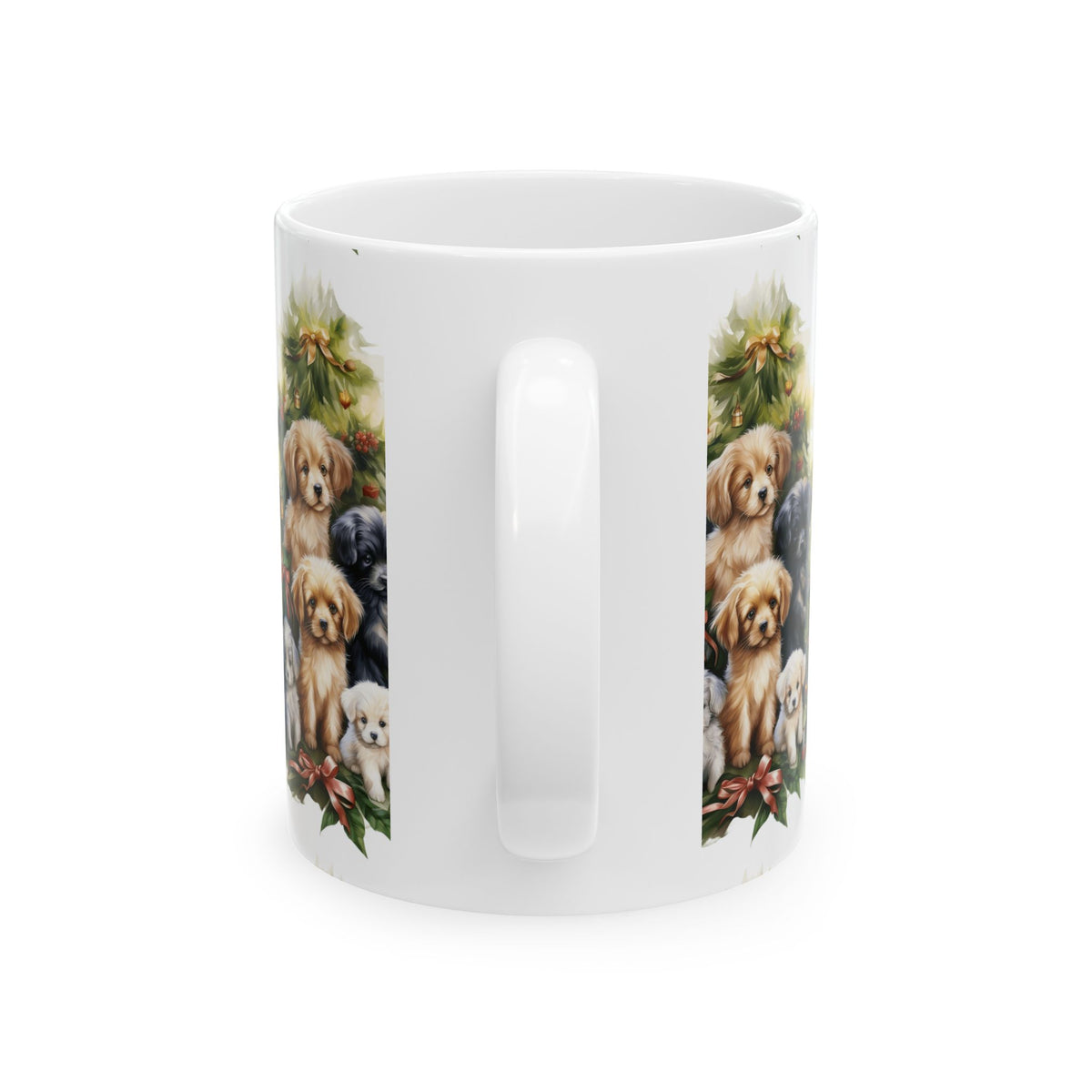 Puppy Christmas Tree Ceramic Mug 11oz  Item #478111