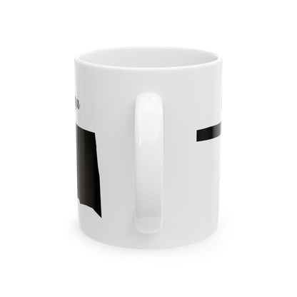Oklahoma State Silhouette Ceramic Mug – 11oz    Item #753224