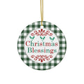 Christmas Blessings Ceramic Ornament     Item #8597138 - Buckshot's Bargain Barn