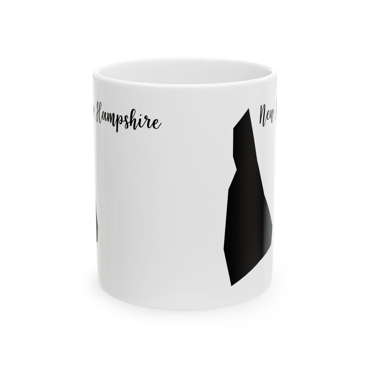 New Hampshire State Silhouette Ceramic Mug – 11oz    Item #48426