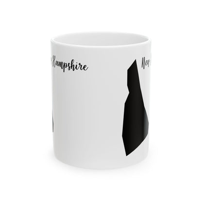 New Hampshire State Silhouette Ceramic Mug – 11oz    Item #48426