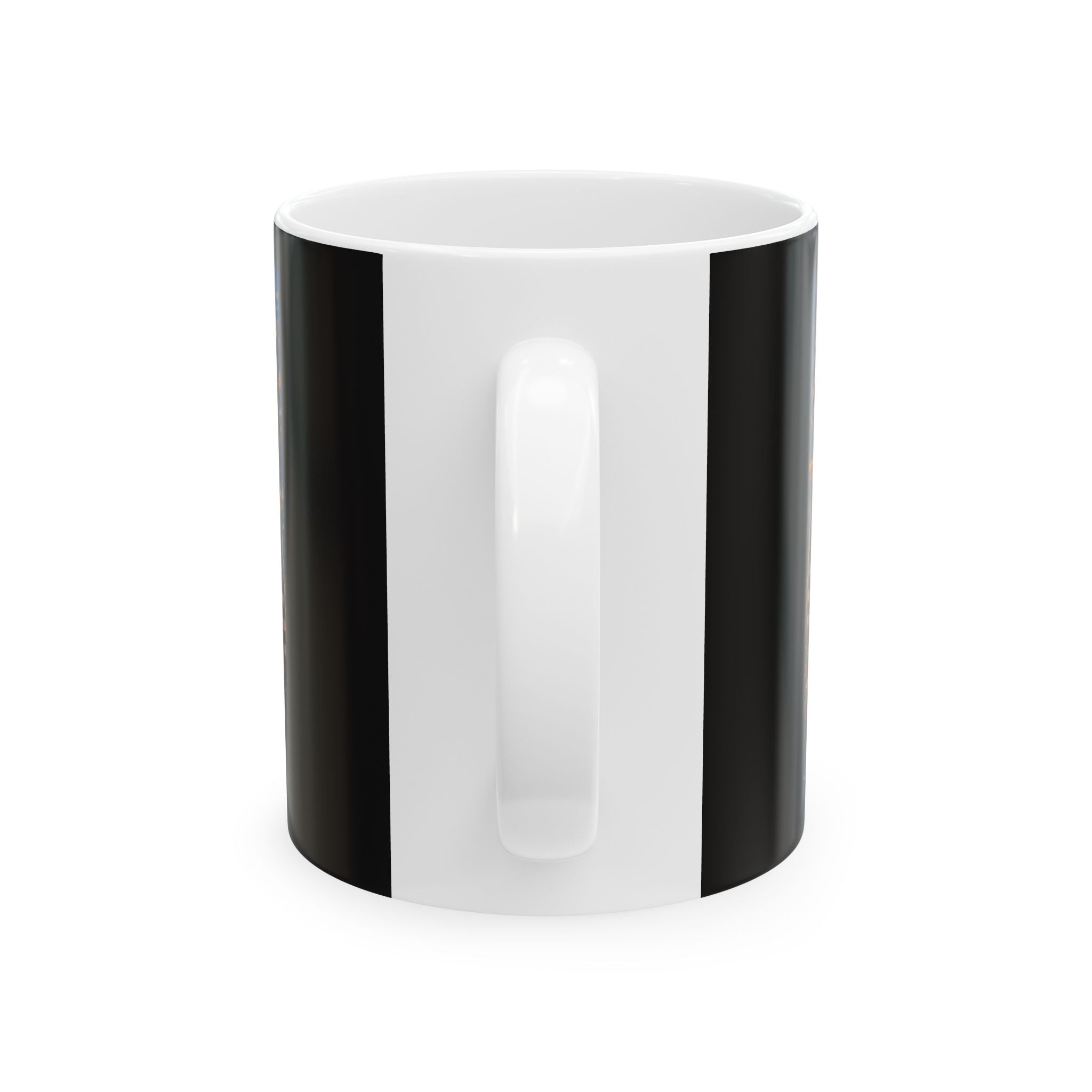 25th Anniversary 9/11 Memorial Ceramic Mug — 'We Will Never Forget' Patriotic Eagle Tribute 11oz  Item #36786