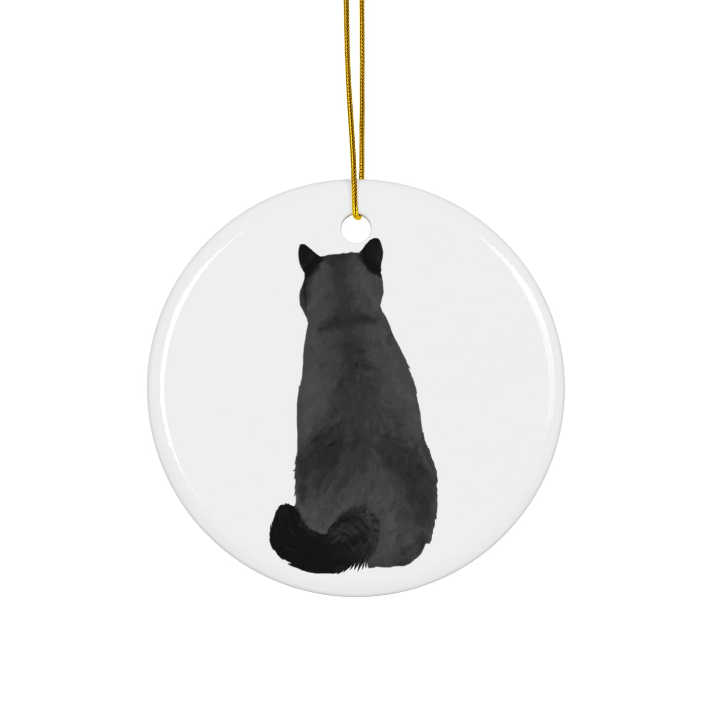 Cat Ceramic Disc Ornament         Item #1668013