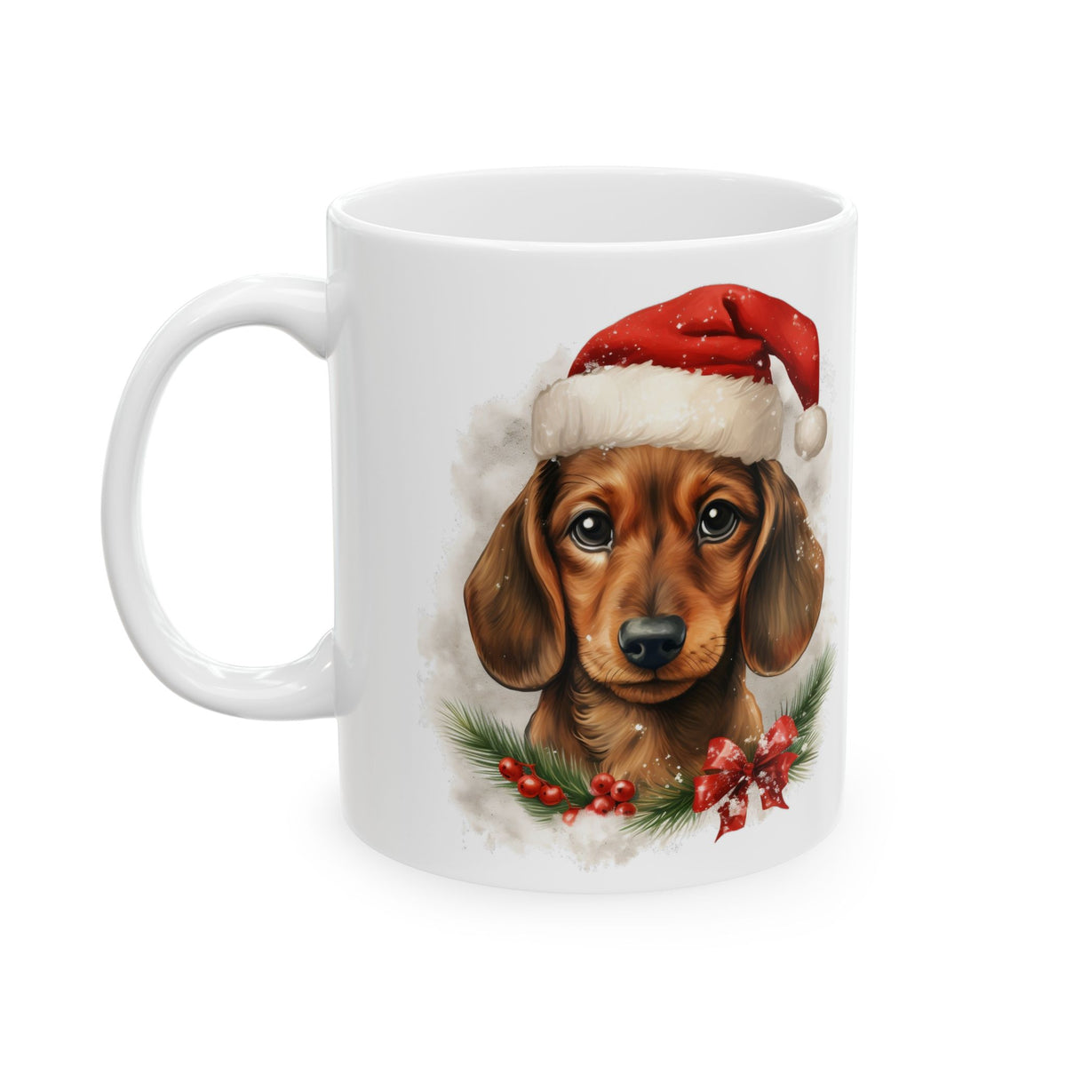 Christmas Dog Mug – Festive Holiday Coffee Cup  11oz  Item #232323