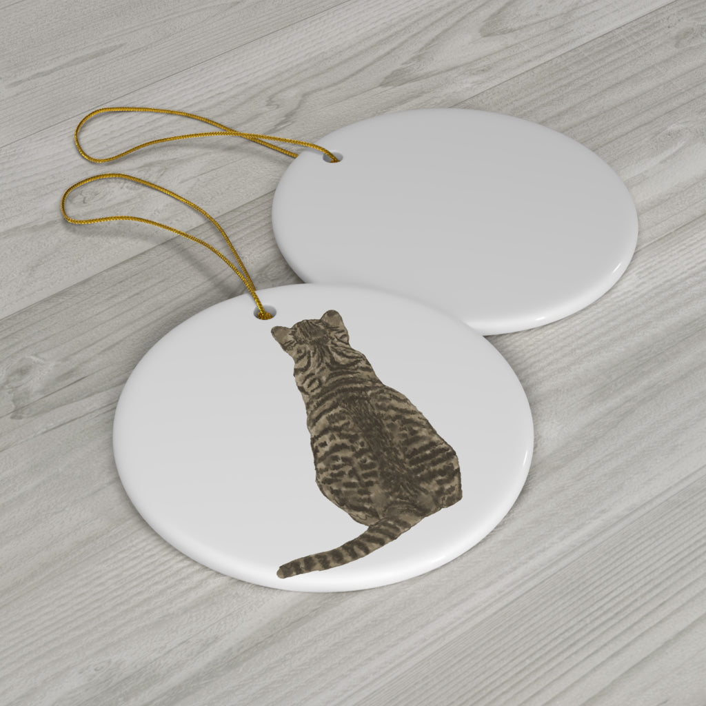 Cat Ceramic Ornament           Item #8224393