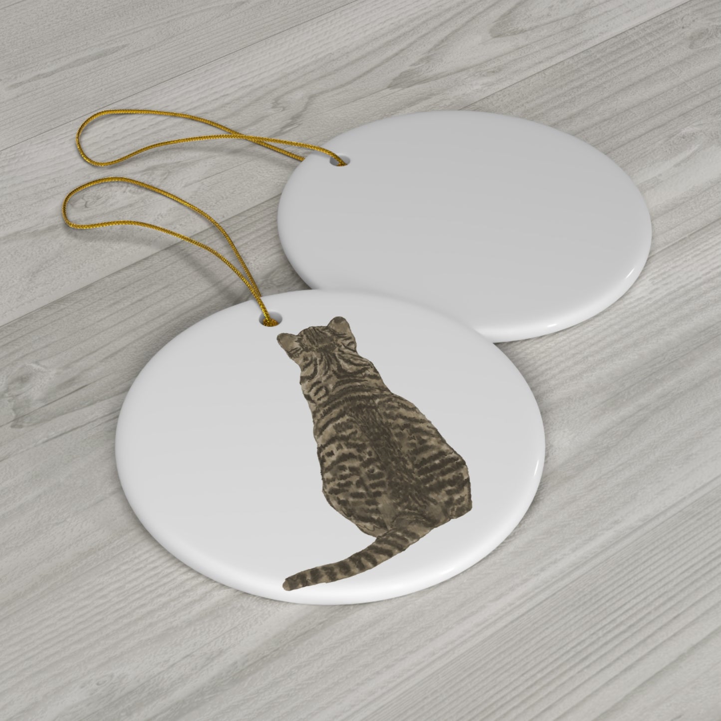 Cat Ceramic Ornament           Item #8224393