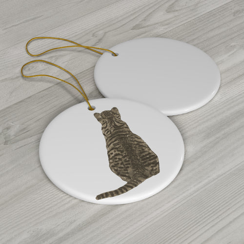 Cat Ceramic Ornament           Item #8224393