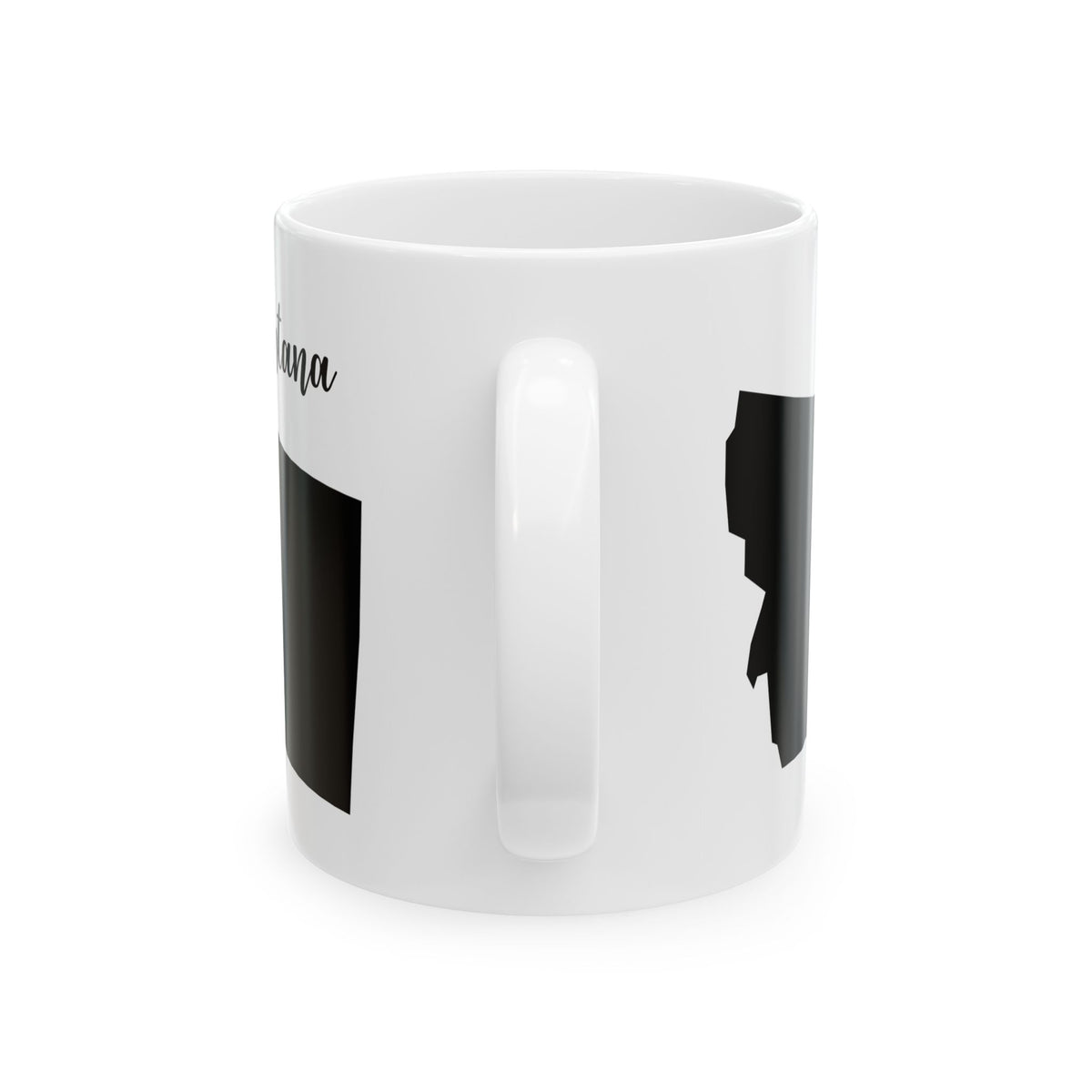 Montana State Silhouette Ceramic Mug – 11oz    Item #369116