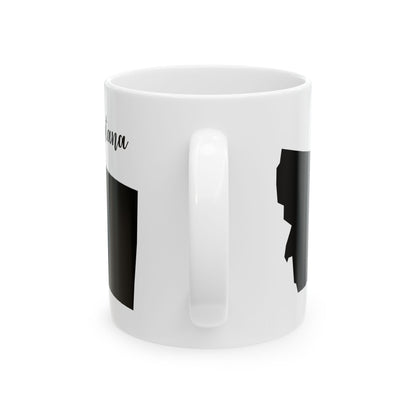 Montana State Silhouette Ceramic Mug – 11oz    Item #369116