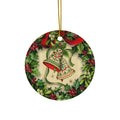 Wreath Bells Ceramic Disc Ornament         Item #8837124 - Buckshot's Bargain Barn